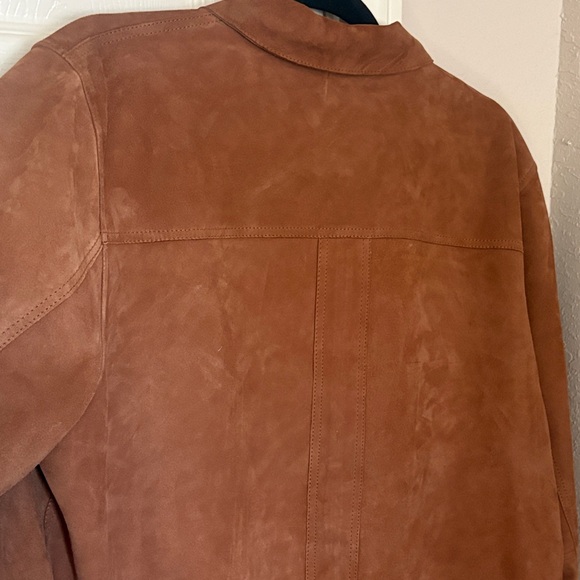 Sezane Will Brown Suede Jacket - Picture 10 of 12